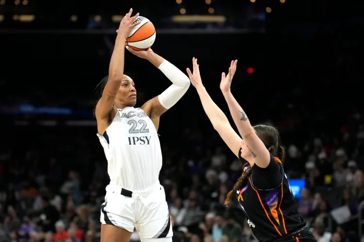A'ja Wilson wins AP WNBA Player of the Year for 3rd straight year; Angel Reese top defensive player